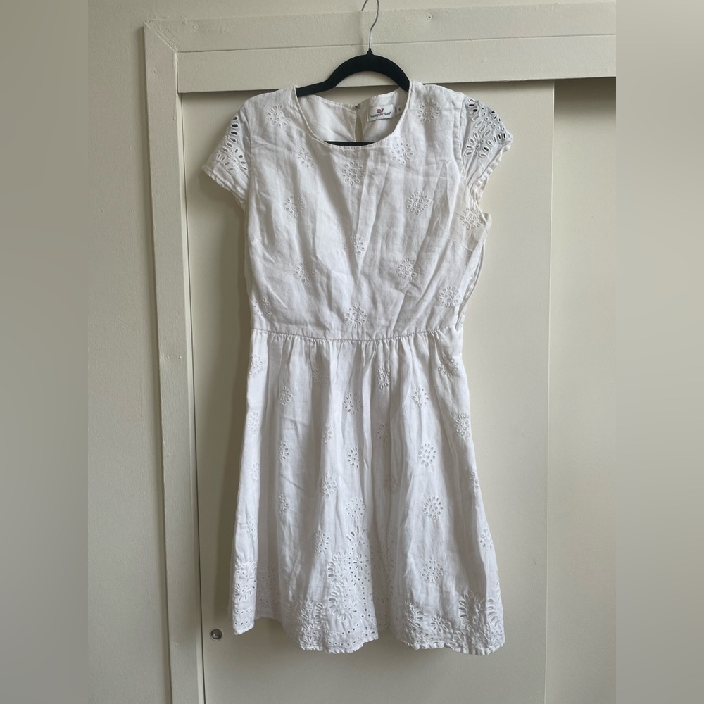 Vineyard Vines White Summer Dress